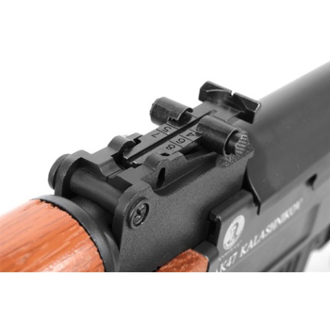 Cybergun Kalashnikov AK47 Electric Blowback AEG Rifle - REAL WOOD