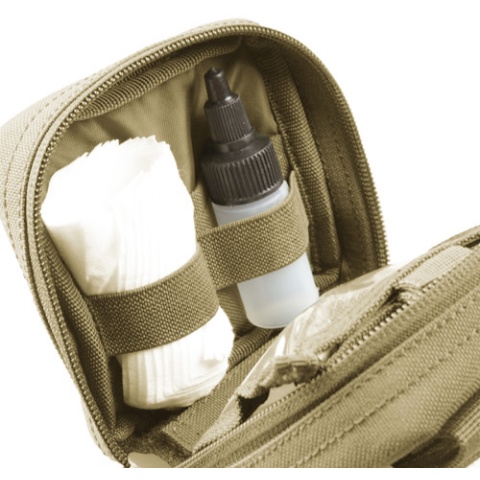Condor Outdoor Tactical MOLLE Recon Rifle Cleaning Kit - TAN
