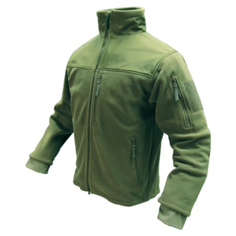 Condor Outdoor ALPHA Micro Fleece Jacket #601 - OD GREEN