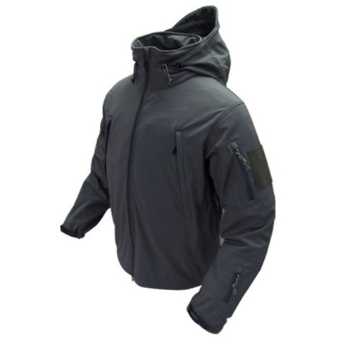Condor Outdoor Tactical SUMMIT Soft Shell Jacket #602 - BLACK
