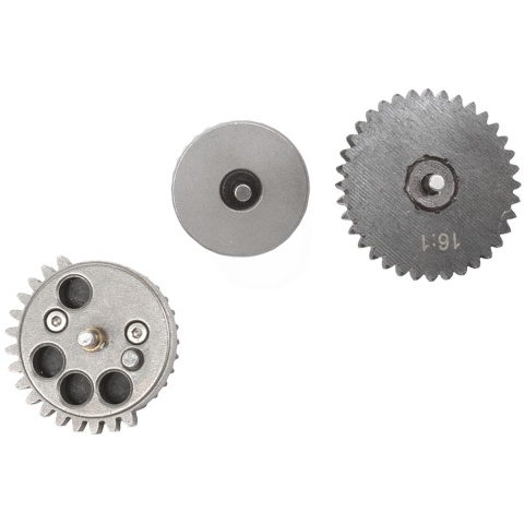 SHS Low Noise High Speed Reinforced Steel Straight Cut 16:1 Gear Set