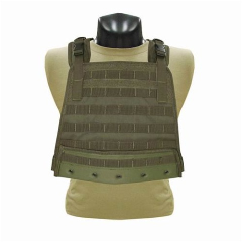 Condor Outdoor Modular Compact Plate Carrier w/ MOLLE Webbing - OD