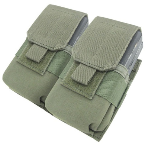 Condor Outdoor Tactical MOLLE Double M14 Magazine Pouch - OD
