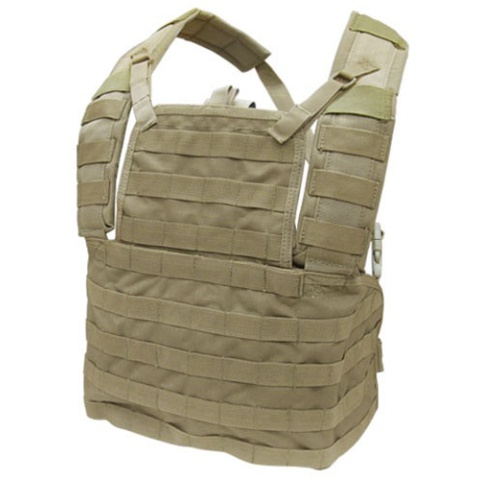 Condor Outdoor Tactical Modular MOLLE Chest Rig RRV - TAN