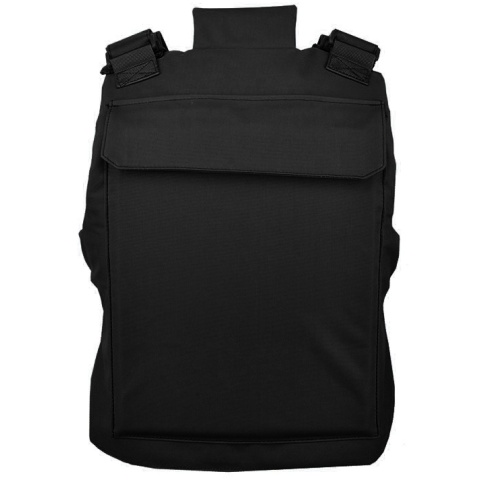 Lancer Tactical Airsoft Adjustable American Body Armor [Nylon] - BLACK