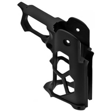 Nine Ball 3D-Printed Skeletonized Grip Mod R for Hi-Capa Airsoft GBB Pistols - BLACK