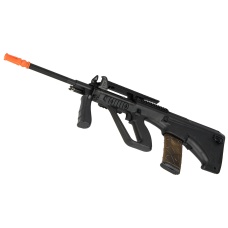 Army Armament Polymer AUG Civilian AEG Airsoft Rifle w/ Top Rail - BLACK