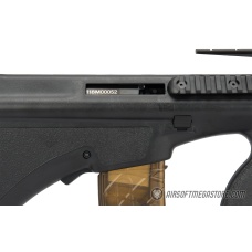 Army Armament Polymer AUG Civilian AEG Airsoft Rifle w/ Top Rail - BLACK