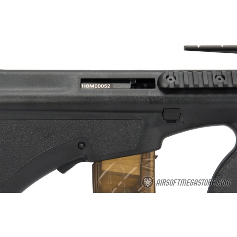 Army Armament Polymer AUG Civilian AEG Airsoft Rifle w/ Top Rail - BLACK