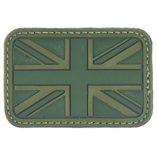 G-Force UK Flag PVC Morale Patch - OD GREEN