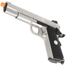 WE Tech Full Metal Knighthawk 1911 Gas Blowback Airsoft Pistol (SILVER)