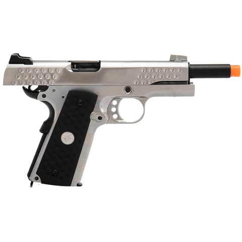 WE Tech Full Metal Knighthawk 1911 Gas Blowback Airsoft Pistol (SILVER)