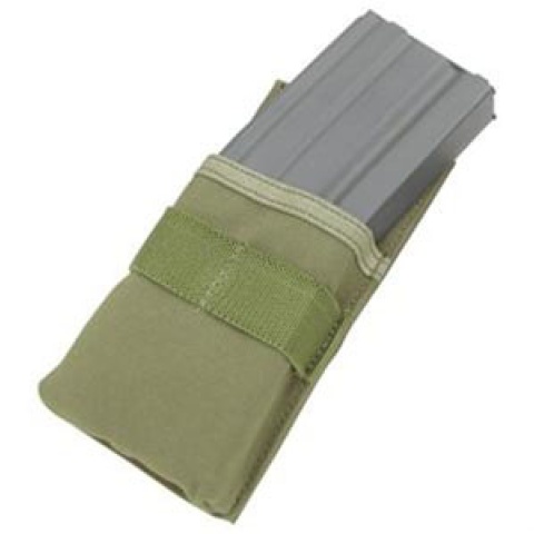 Condor Outdoor Hook and Loop M4 Single Magazine Pouch - OD GREEN