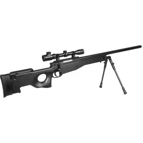 DE Airsoft Shadow Ops MK96 Bolt Action Sniper Rifle w/ Bipod and Scope