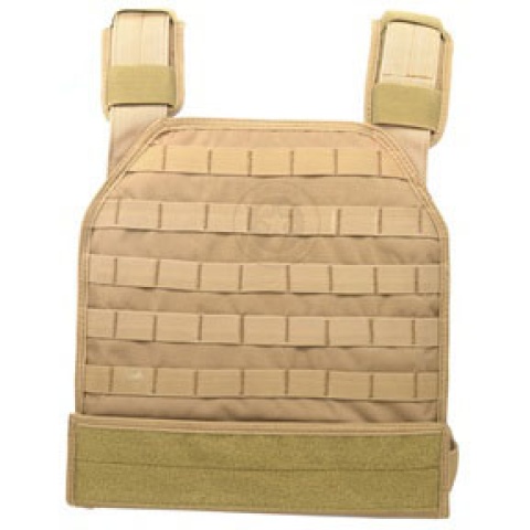 AMA Airsoft MOLLE Modular Plate Carrier - TAN