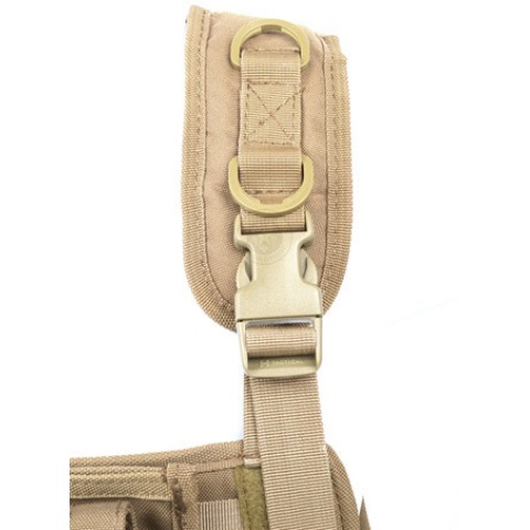 AMA Airsoft MOLLE High Speed Modular Plate Carrier - TAN