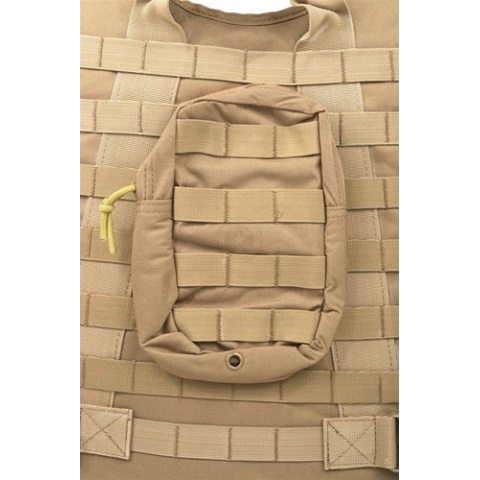 AMA Airsoft MOLLE High Speed Modular Plate Carrier - TAN
