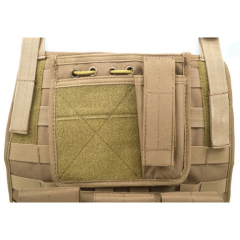 AMA Airsoft MOLLE High Speed Modular Plate Carrier - TAN