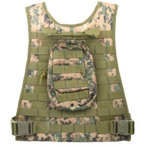 AMA Airsoft MOLLE Plate Carrier - DIGITAL WOODLAND