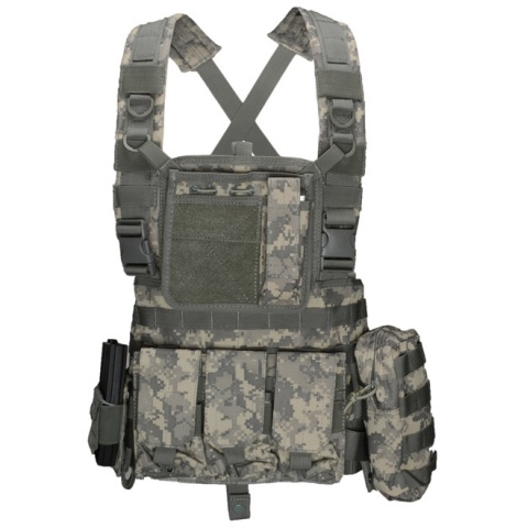 AMA 600D MOLLE Strikeforce RRV Modular Chest Rig - ACU