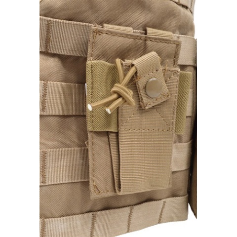 AMA 1000D MOLLE Strikeforce RRV Modular Chest Rig - TAN