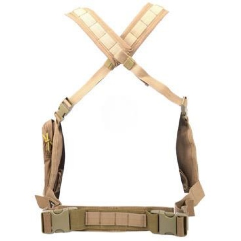 AMA 1000D MOLLE Strikeforce RRV Modular Chest Rig - TAN
