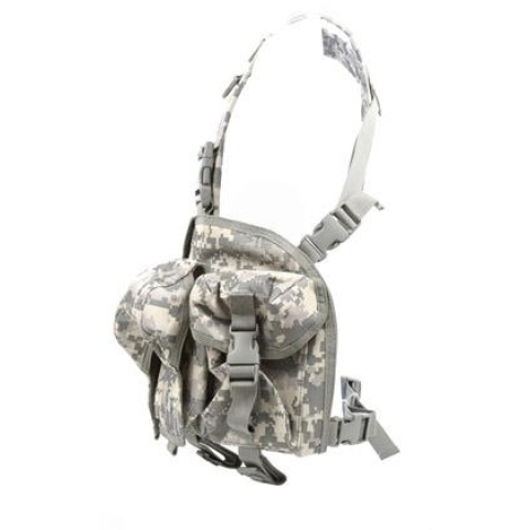 AMA 600D Contruction Lightweight Airsoft Chest Rig - ACU