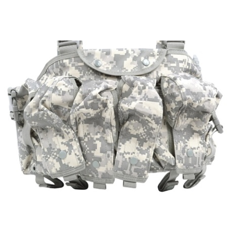 AMA 600D Contruction Lightweight Airsoft Chest Rig - ACU