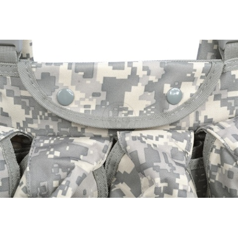 AMA 600D Contruction Lightweight Airsoft Chest Rig - ACU