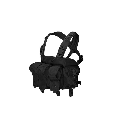 AMA 600D Magazine Chest Rig - BLACK