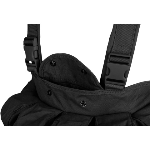 AMA 600D Magazine Chest Rig - BLACK