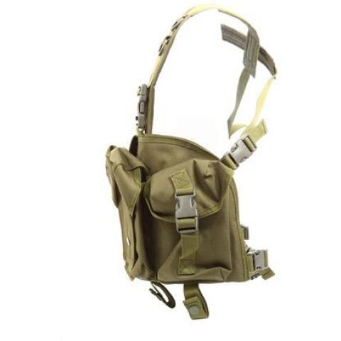 AMA 600D Lightweight Magazine Airsoft Chest Rig - OD
