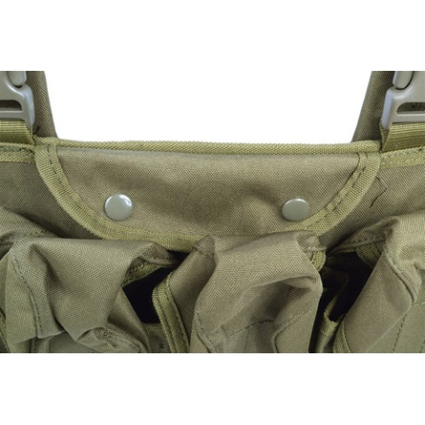 AMA 600D Lightweight Magazine Airsoft Chest Rig - OD