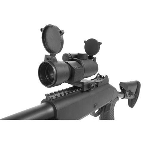 AGM Airsoft FULL SIZE M1014 Retractable Stock Shotgun w/ Red Dot