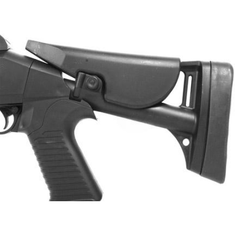 AGM Airsoft FULL SIZE M1014 Retractable Stock Shotgun w/ Red Dot