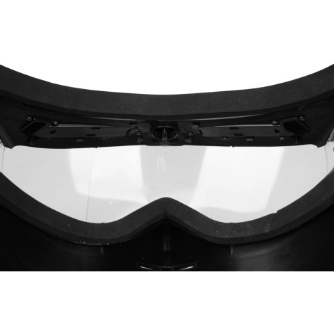 G-Force Pro Series Airsoft Full Face Mask w/ Fan Ventilation - BLACK