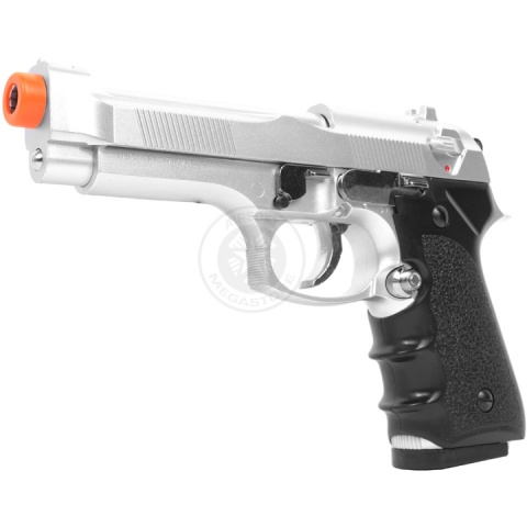 HFC Airsoft M9 Vertec Heavyweight Spring Pistol w/ SlideLock - SILVER