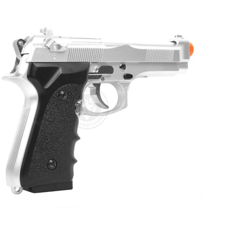HFC Airsoft M9 Vertec Heavyweight Spring Pistol w/ SlideLock - SILVER