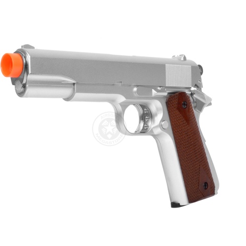 HFC HG121S 1911A1 Gas Airsoft Pistol (Color: Silver)