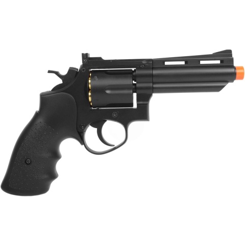 HFC .357 Style Gas Non Blowback Airsoft Compact Revolver - BLACK
