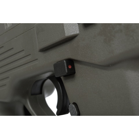 330 FPS KWA KMP9 Gas Blowback SMG Gun w/ NS2 System - Ranger Gray - (DISCONTINUED)
