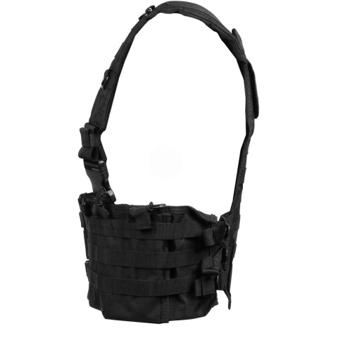 NcStar MOLLE Modular Chest Rig w/ Integrated Hydration Pouch - BLACK