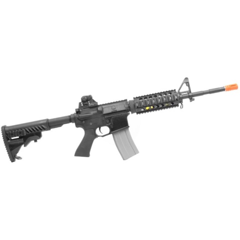 Airsoft Megastore Armory Metal AMR-4 RIS EBB AEG w/ MOSFET - BLACK - DISCONTINUED