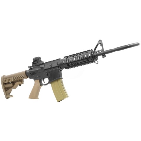 Airsoft Megastore Armory Metal AMR-4 RIS EBB AEG w/ MOSFET - DESERT - DISCONTINUED