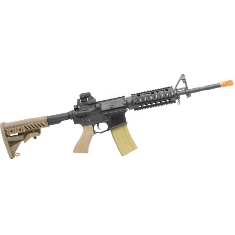 Airsoft Megastore Armory Metal AMR-4 RIS EBB AEG w/ MOSFET - DESERT - DISCONTINUED