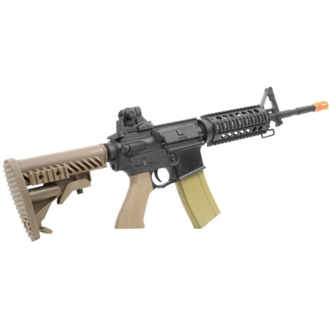 Airsoft Megastore Armory Metal AMR-4 RIS EBB AEG w/ MOSFET - DESERT - DISCONTINUED