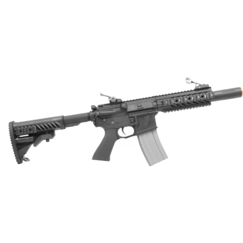Airsoft Megastore Armory Full Metal AMR-4 SD EBB AEG w/ MOSFET - BLACK - DISCONTINUED