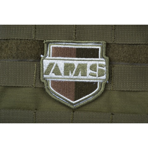 AMS SHIELD Patch - OD Green - Premium Hi-Fidelity Patch Series