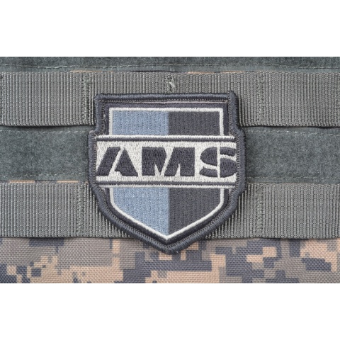 AMS SHIELD Patch - GRAY/ ACU - Premium Hi-Fidelity Patch Series