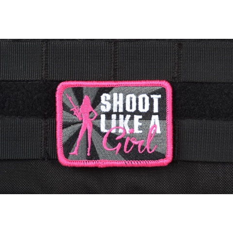AMS Shoot Like A Girl Patch - Full Color - Hi-Fidelity Patch Series
